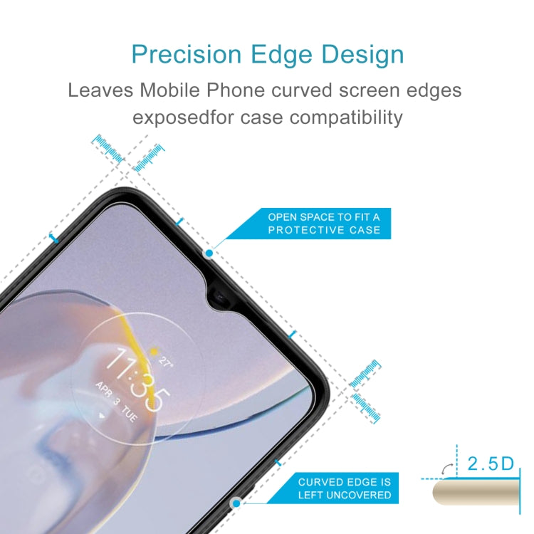For Motorola Moto E22i / E22 10 PCS 0.26mm 9H 2.5D Tempered Glass Film