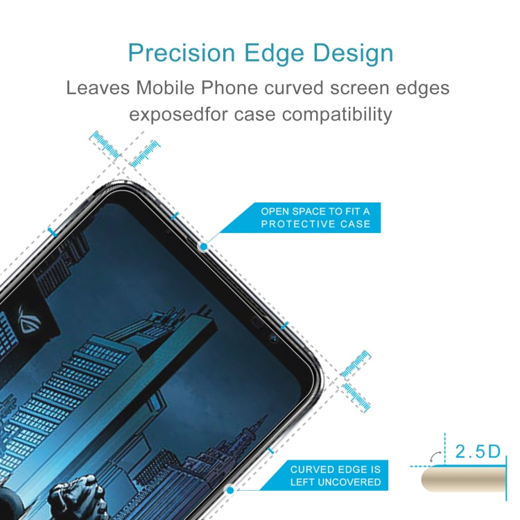 For Asus ROG Phone 6 Batman Edition / ROG Phone 6D / ROG Phone 6D Ultimate 50 PCS 0.26mm 9H 2.5D Tempered Glass Film