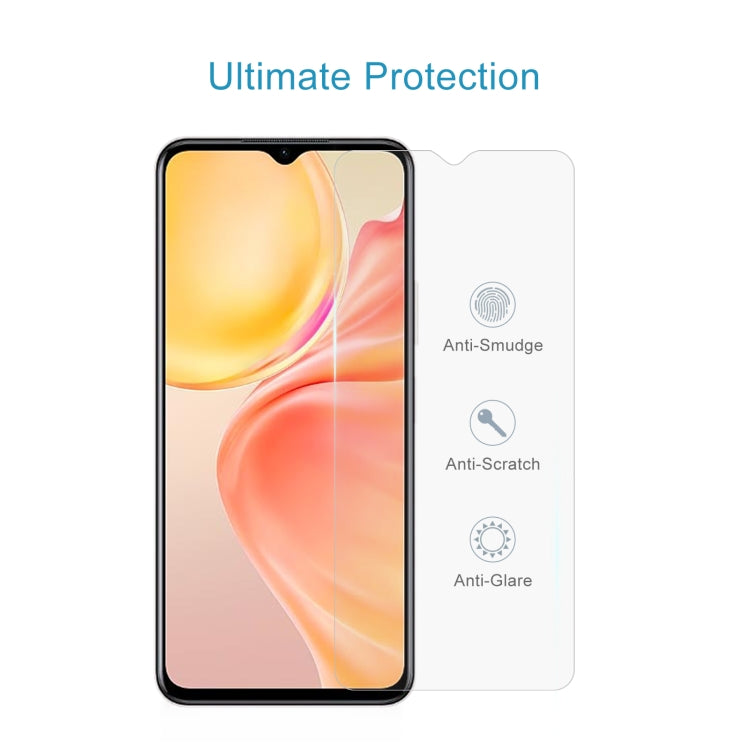 For Vivo Y52t 50 PCS 0.26mm 9H 2.5D Tempered Glass Film
