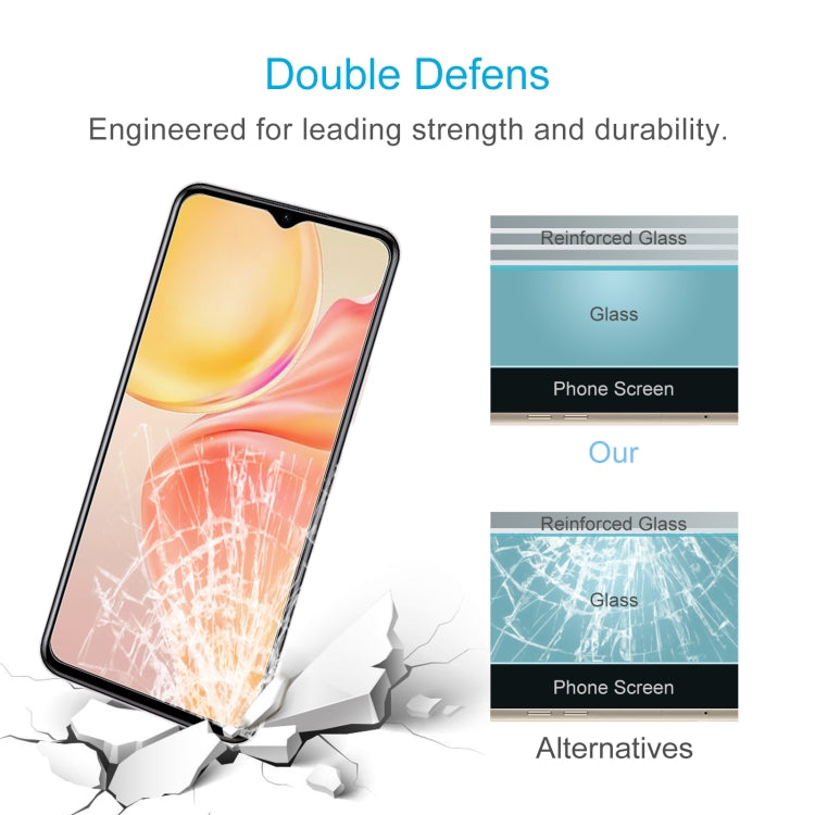 For Vivo Y52t 50 PCS 0.26mm 9H 2.5D Tempered Glass Film