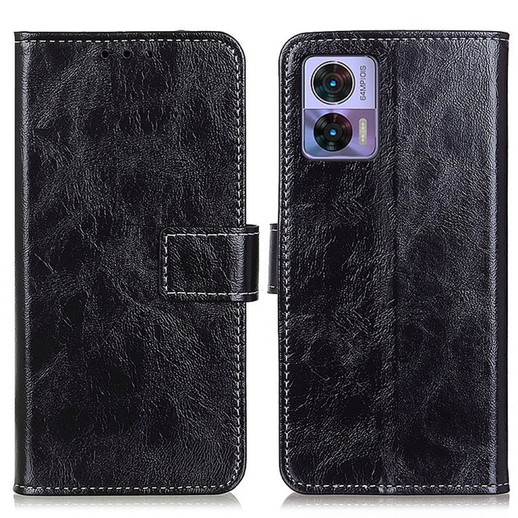 For Motorola Edge 30 Lite / Edge 30 Neo Retro Crazy Horse Texture Leather Phone Case