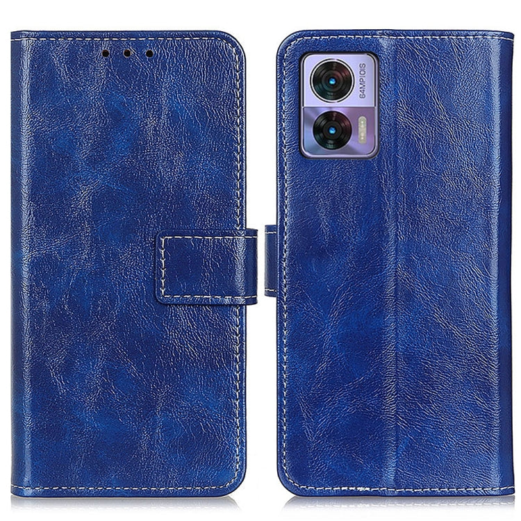 For Motorola Edge 30 Lite / Edge 30 Neo Retro Crazy Horse Texture Leather Phone Case