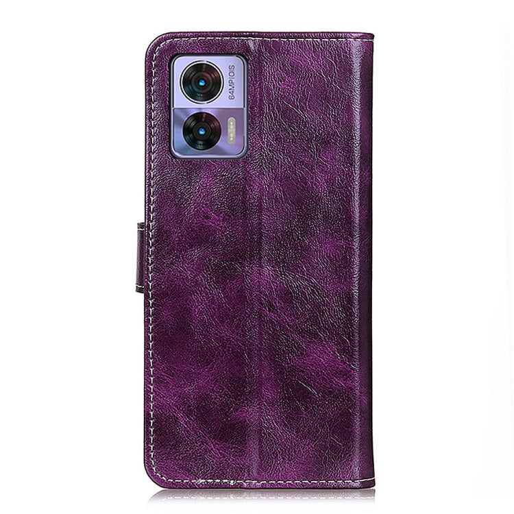 For Motorola Edge 30 Lite / Edge 30 Neo Retro Crazy Horse Texture Leather Phone Case