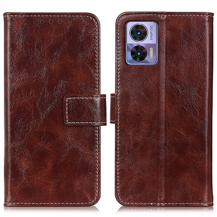For Motorola Edge 30 Lite / Edge 30 Neo Retro Crazy Horse Texture Leather Phone Case