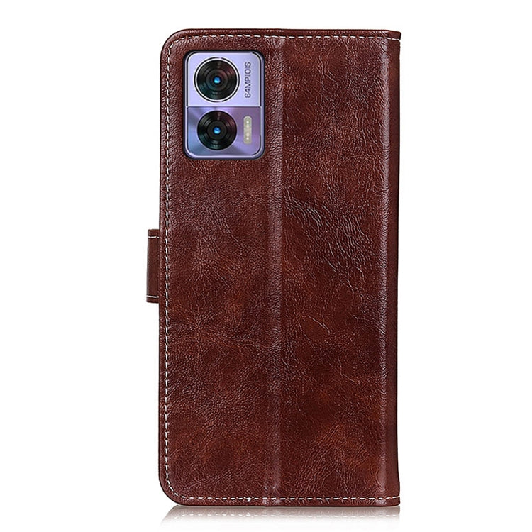 For Motorola Edge 30 Lite / Edge 30 Neo Retro Crazy Horse Texture Leather Phone Case