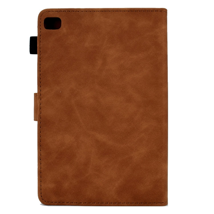 For iPad mini 5/4/3/2/1 Embossed Smile Flip Tablet Leather Smart Case