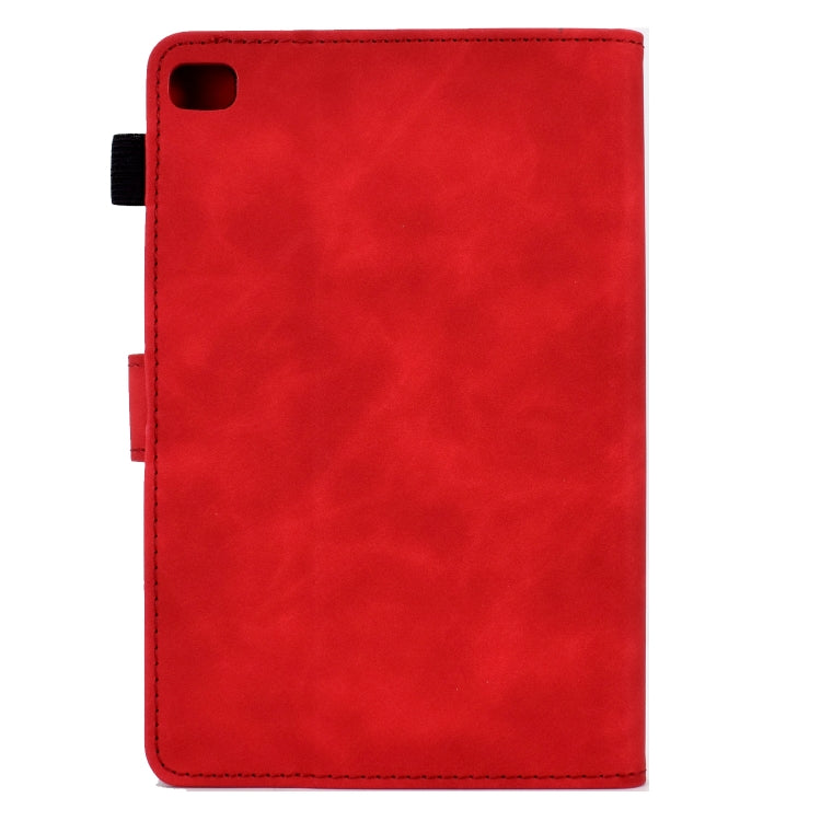 For iPad mini 5/4/3/2/1 Embossed Smile Flip Tablet Leather Smart Case