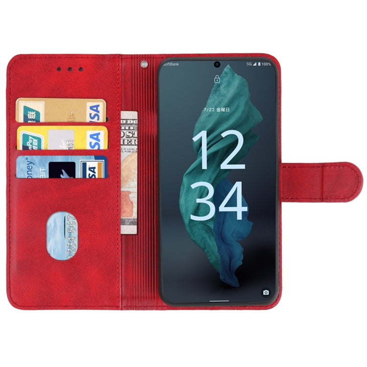 For Sharp Aquos Sense7/SH-V48 Leather Phone Case