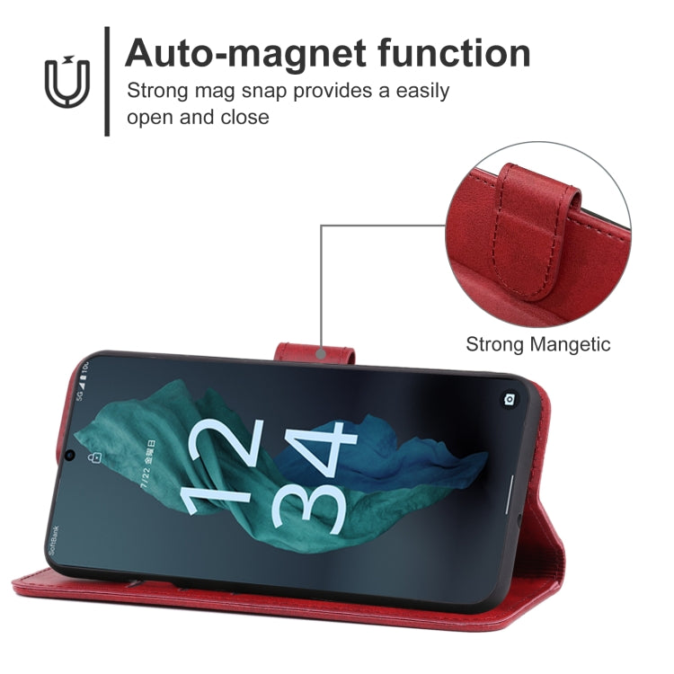 For Sharp Aquos Sense7/SH-V48 Leather Phone Case