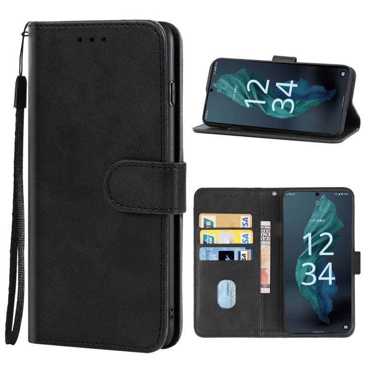 For Sharp Aquos Sense7/SH-V48 Leather Phone Case