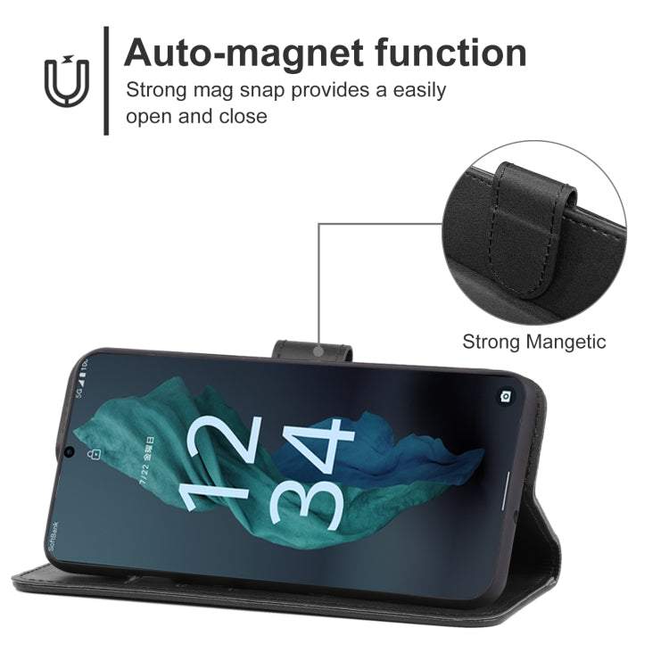 For Sharp Aquos Sense7/SH-V48 Leather Phone Case