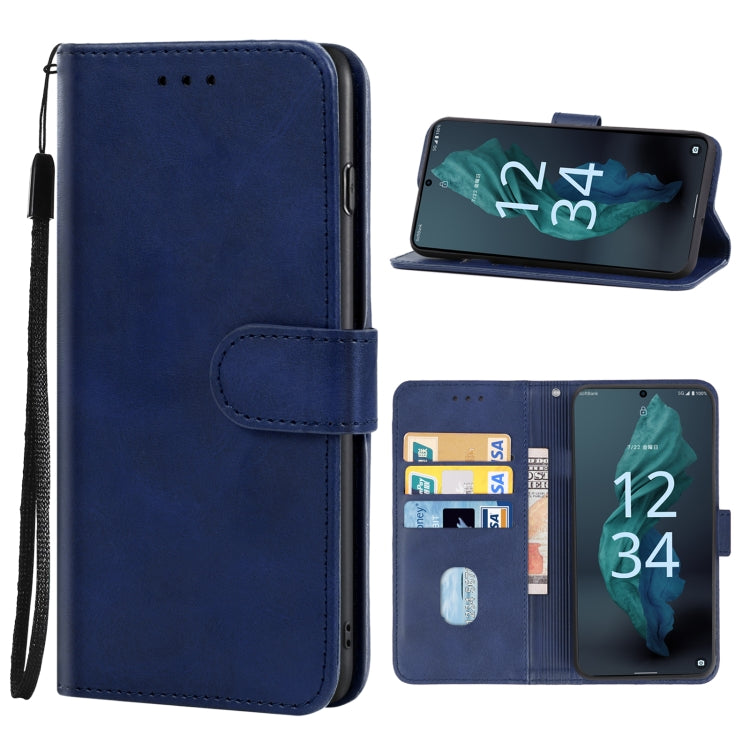 For Sharp Aquos Sense7/SH-V48 Leather Phone Case