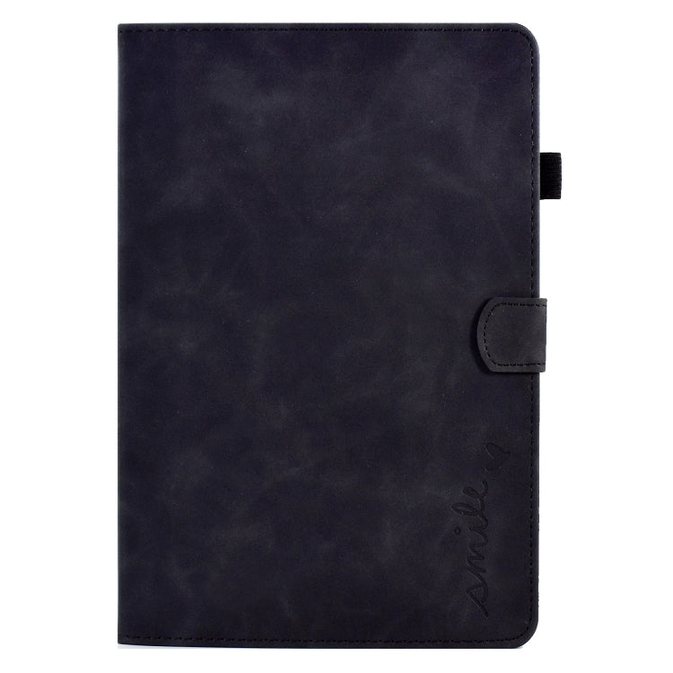 For Amazon Kindle Fire HD 8 2022 / 2020 Embossed Smile Flip Tablet Leather Case