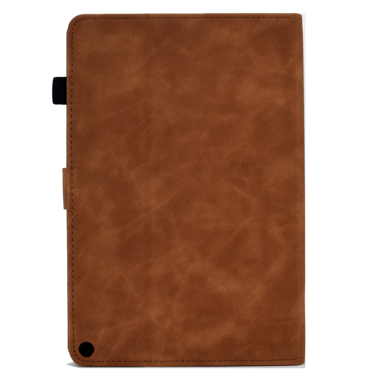For Amazon Kindle Fire HD 8 2022 / 2020 Embossed Smile Flip Tablet Leather Case