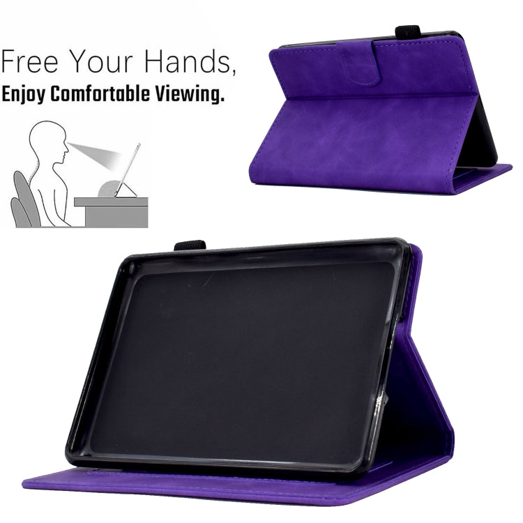 For Amazon Kindle Paperwhite 4/3/2/1 Embossed Smile Flip Tablet Leather Case