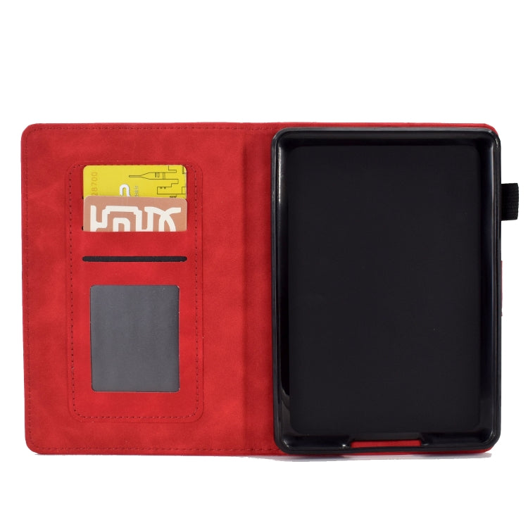 For Amazon Kindle Paperwhite 4/3/2/1 Embossed Smile Flip Tablet Leather Case