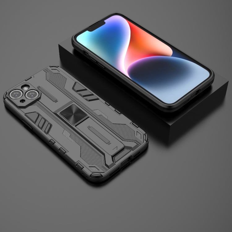 For iPhone 14 Plus Supersonic PC + TPU Holder Phone Case