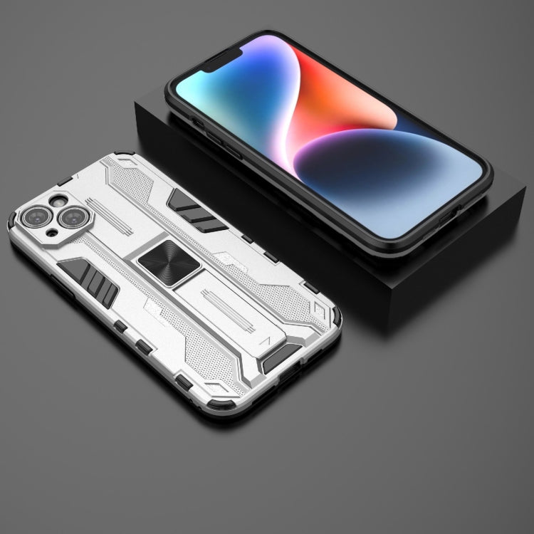 For iPhone 14 Plus Supersonic PC + TPU Holder Phone Case