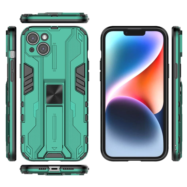 For iPhone 14 Plus Supersonic PC + TPU Holder Phone Case