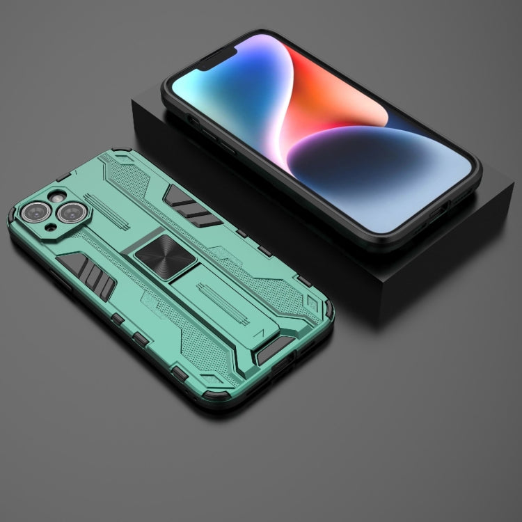 For iPhone 14 Plus Supersonic PC + TPU Holder Phone Case