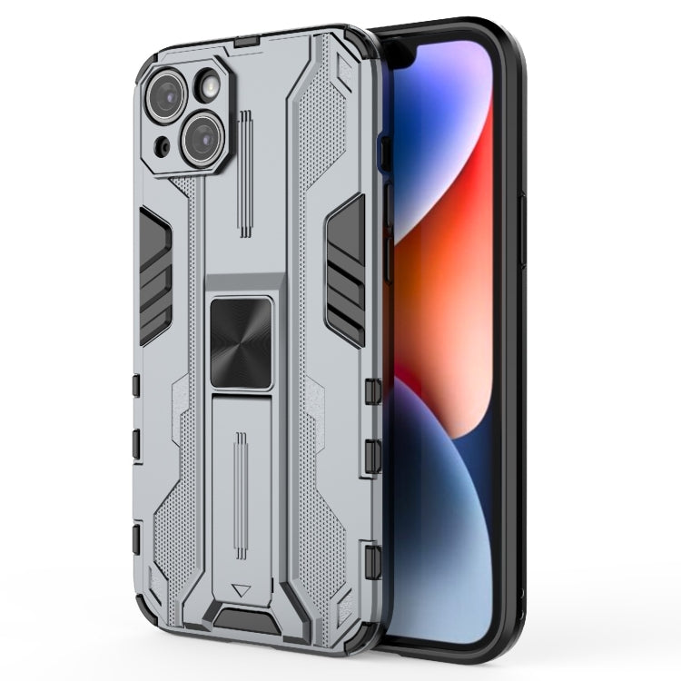 For iPhone 14 Plus Supersonic PC + TPU Holder Phone Case