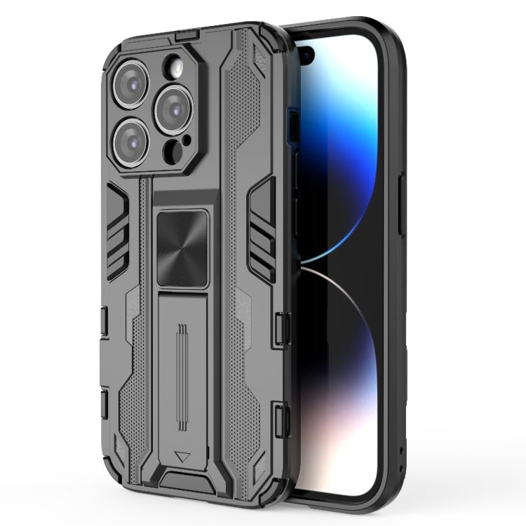 For iPhone 14 Pro Supersonic PC + TPU Holder Phone Case
