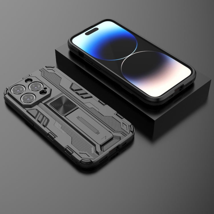For iPhone 14 Pro Supersonic PC + TPU Holder Phone Case