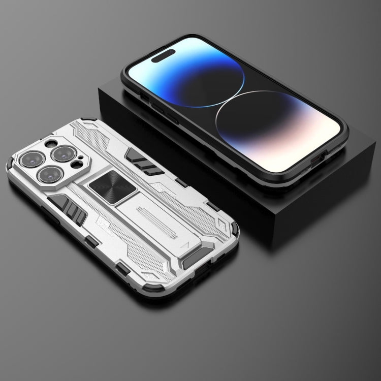 For iPhone 14 Pro Supersonic PC + TPU Holder Phone Case