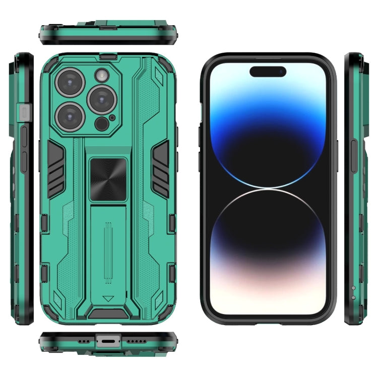 For iPhone 14 Pro Supersonic PC + TPU Holder Phone Case