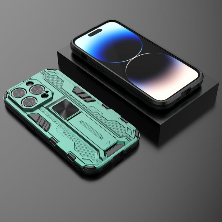For iPhone 14 Pro Supersonic PC + TPU Holder Phone Case
