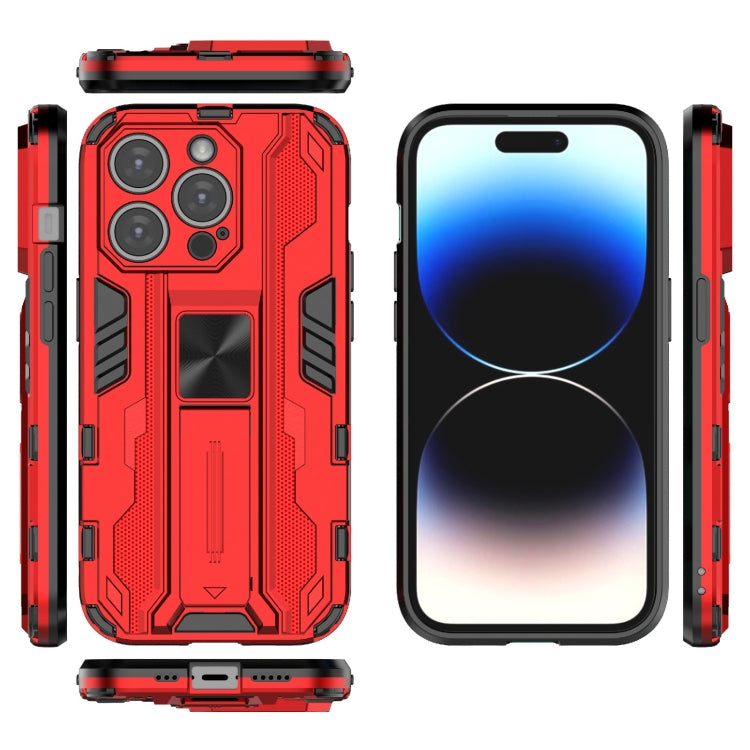 For iPhone 14 Pro Supersonic PC + TPU Holder Phone Case