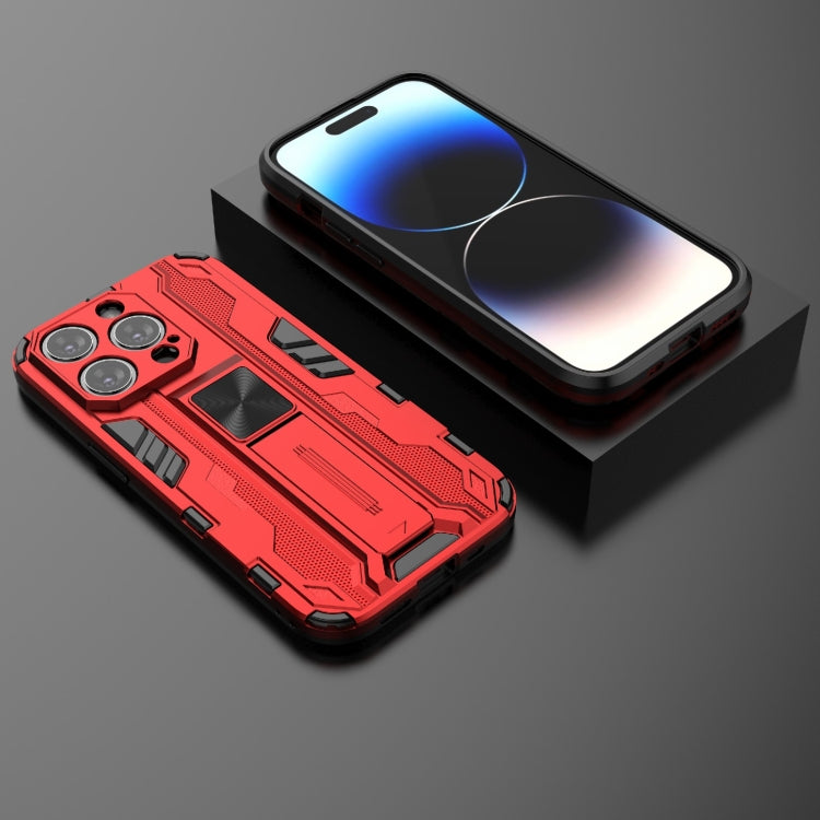 For iPhone 14 Pro Supersonic PC + TPU Holder Phone Case