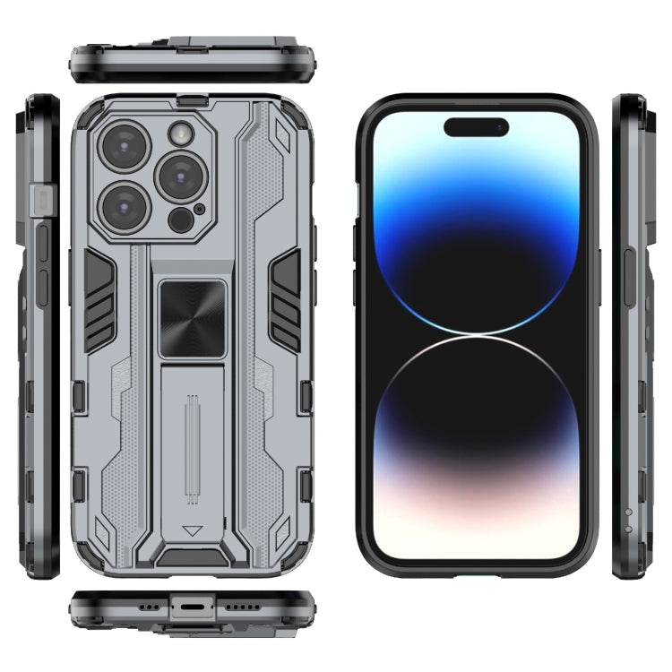 For iPhone 14 Pro Supersonic PC + TPU Holder Phone Case