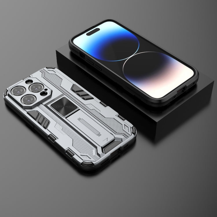 For iPhone 14 Pro Supersonic PC + TPU Holder Phone Case