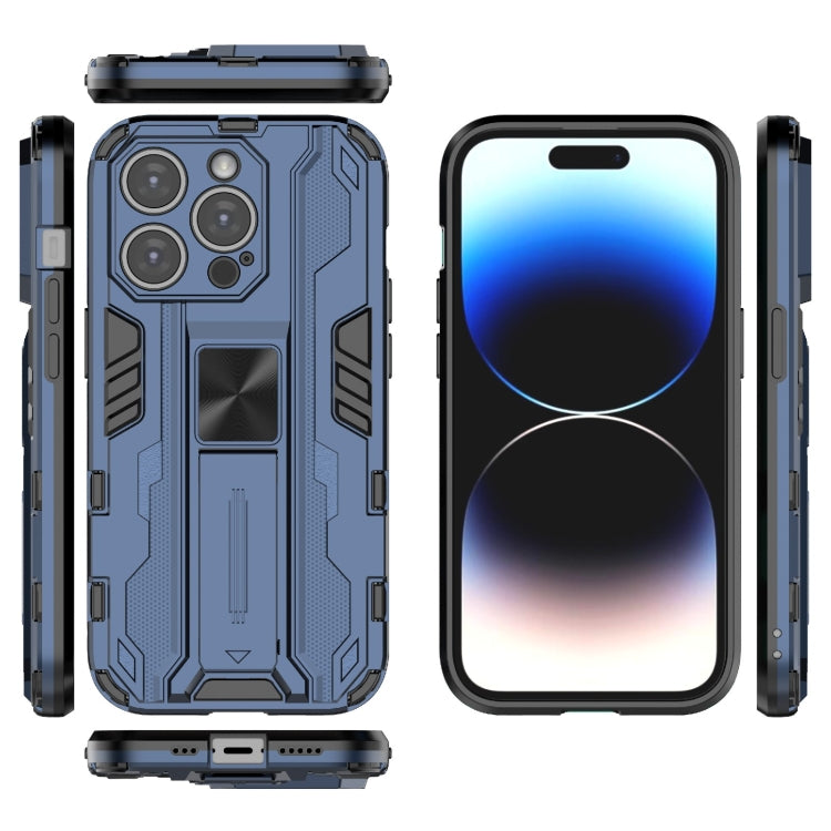 For iPhone 14 Pro Supersonic PC + TPU Holder Phone Case