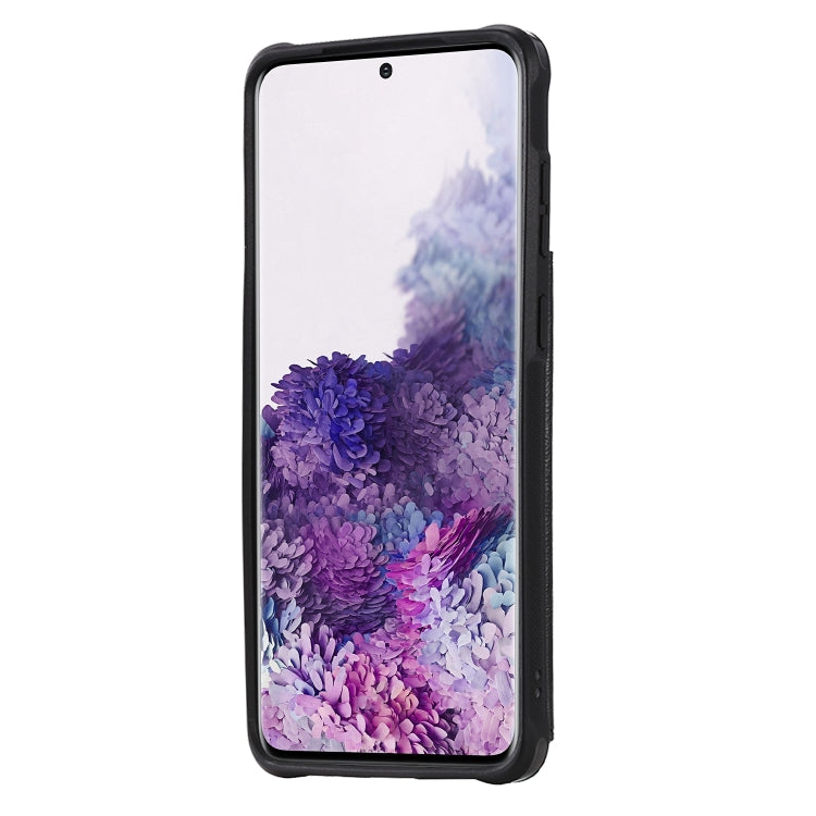 For Galaxy S20 Plus Shockproof Horizontal Flip Protective Case with Holder & Card Slots & Wallet & Photo Frame & Short Lanyard