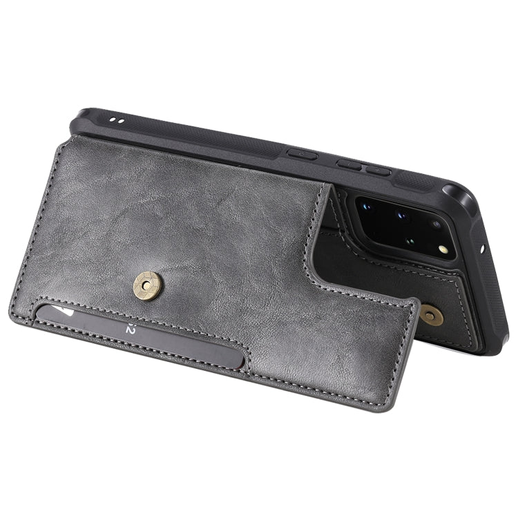 For Galaxy S20 Plus Shockproof Horizontal Flip Protective Case with Holder & Card Slots & Wallet & Photo Frame & Short Lanyard