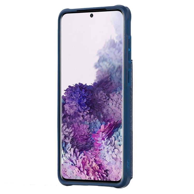 For Galaxy S20 Plus Shockproof Horizontal Flip Protective Case with Holder & Card Slots & Wallet & Photo Frame & Short Lanyard