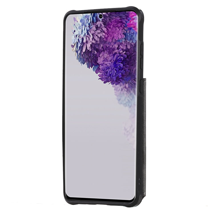 For Galaxy S20 Ultra Shockproof Horizontal Flip Protective Case with Holder & Card Slots & Wallet & Photo Frame & Short Lanyard
