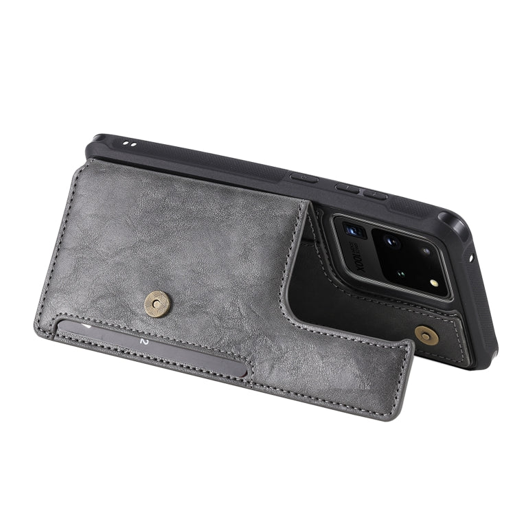 For Galaxy S20 Ultra Shockproof Horizontal Flip Protective Case with Holder & Card Slots & Wallet & Photo Frame & Short Lanyard