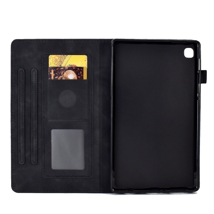 For Samsung Galaxy Tab A7 Lite T220 Embossed Smile Flip Tablet Leather Case