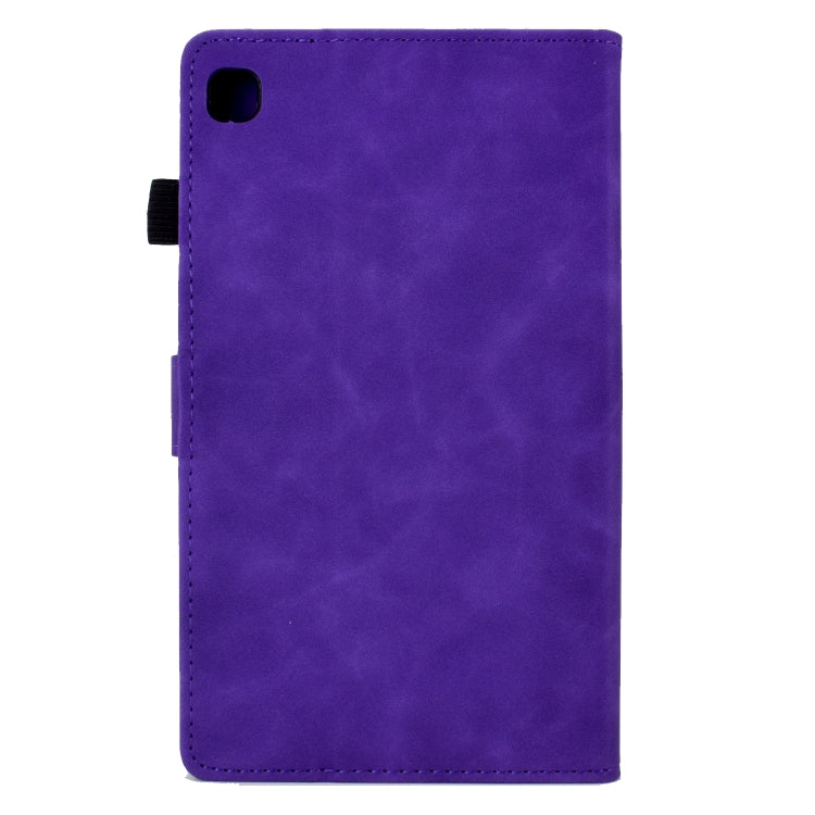 For Samsung Galaxy Tab A7 Lite T220 Embossed Smile Flip Tablet Leather Case