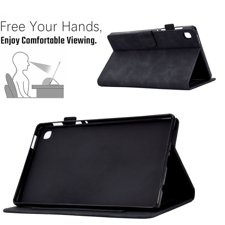 For Samsung Galaxy Tab A7 10.4 2020 T500 Embossed Smile Flip Tablet Leather Case