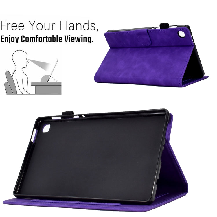For Samsung Galaxy Tab A7 10.4 2020 T500 Embossed Smile Flip Tablet Leather Case