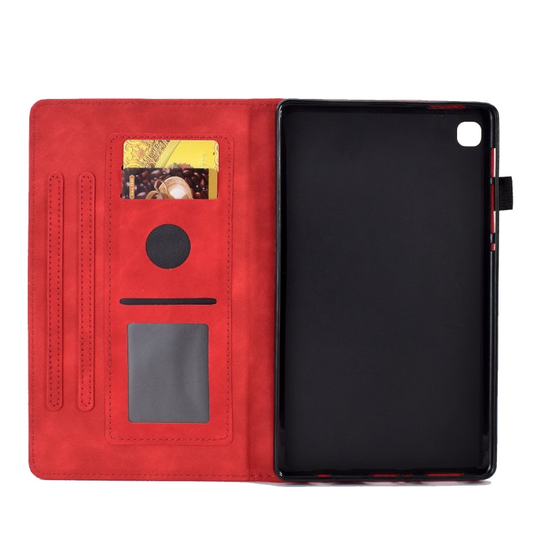 For Samsung Galaxy Tab A7 10.4 2020 T500 Embossed Smile Flip Tablet Leather Case