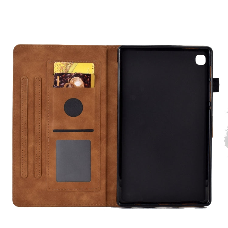 For Samsung Galaxy Tab A 10.1 2019 T510 Embossed Smile Flip Tablet Leather Case