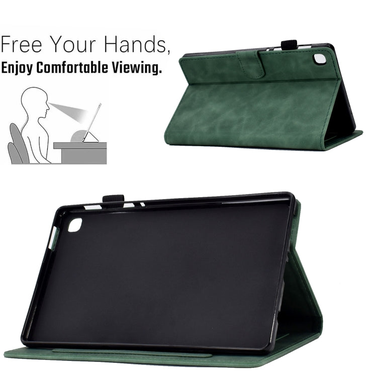 For Samsung Galaxy Tab A 10.1 2019 T510 Embossed Smile Flip Tablet Leather Case