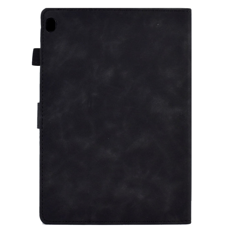For Lenovo Tab M10 Embossed Smile Flip Tablet Leather Case