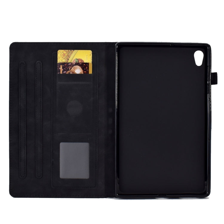 For Lenovo Tab M10 HD Gen 2 Embossed Smile Flip Tablet Leather Case