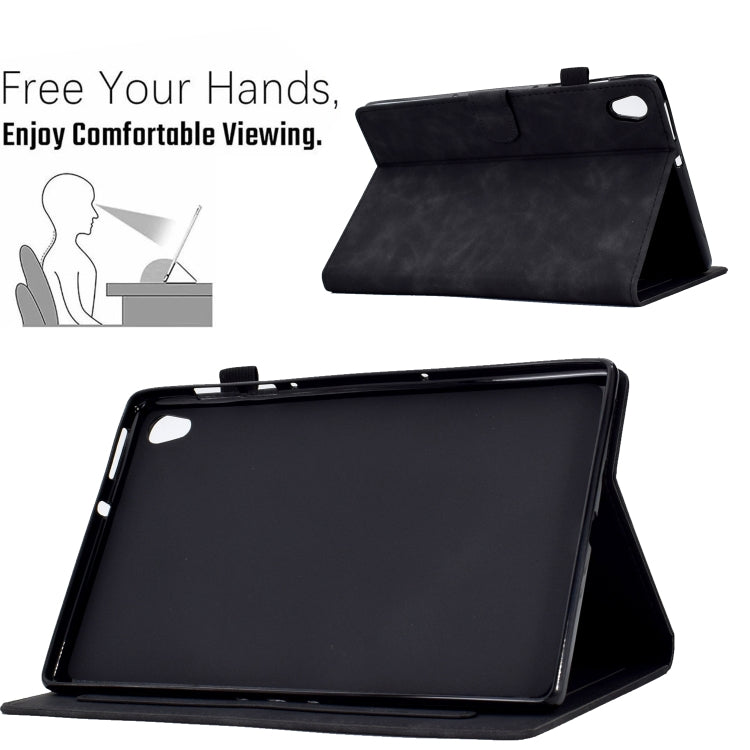 For Lenovo Tab M10 HD Gen 2 Embossed Smile Flip Tablet Leather Case